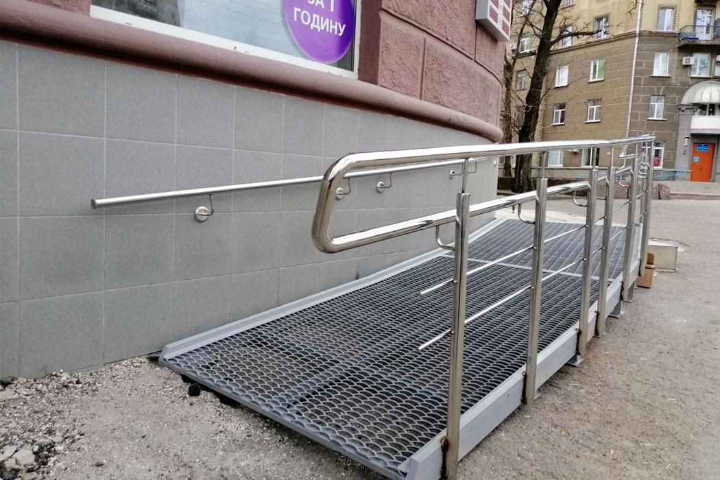 Перила для сходів з нержавіючої сталі, фото 1