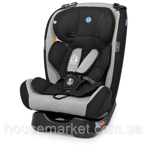 Дитяче автокрісло ME 1017-2 STEP чорно-сіра - фото 1 - id-p1321376575