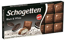 Шоколад "Schogetten Black White" ( Шоггетен чорно-білий), Німеччина, 100г (15 шт./1 ящик)