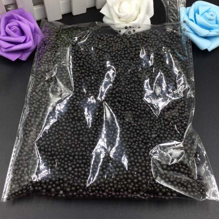Пінопластові кульки чорні 2-4 мм, 8 грам (Китай)