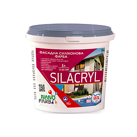 Фасадна силіконова фарба NanoFarb Silacryl 1л