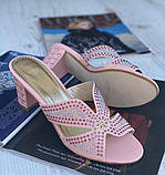 Панталети шлепанці рожеві яскраві жіночі 36 37 38 39, фото 4