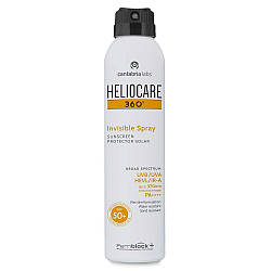 Сонцезахисний спрей Невидимка SPF 50+ HELIOCARE 360º INVISIBLE SPRAY SPF50+, 200 мл Cantabria Labs