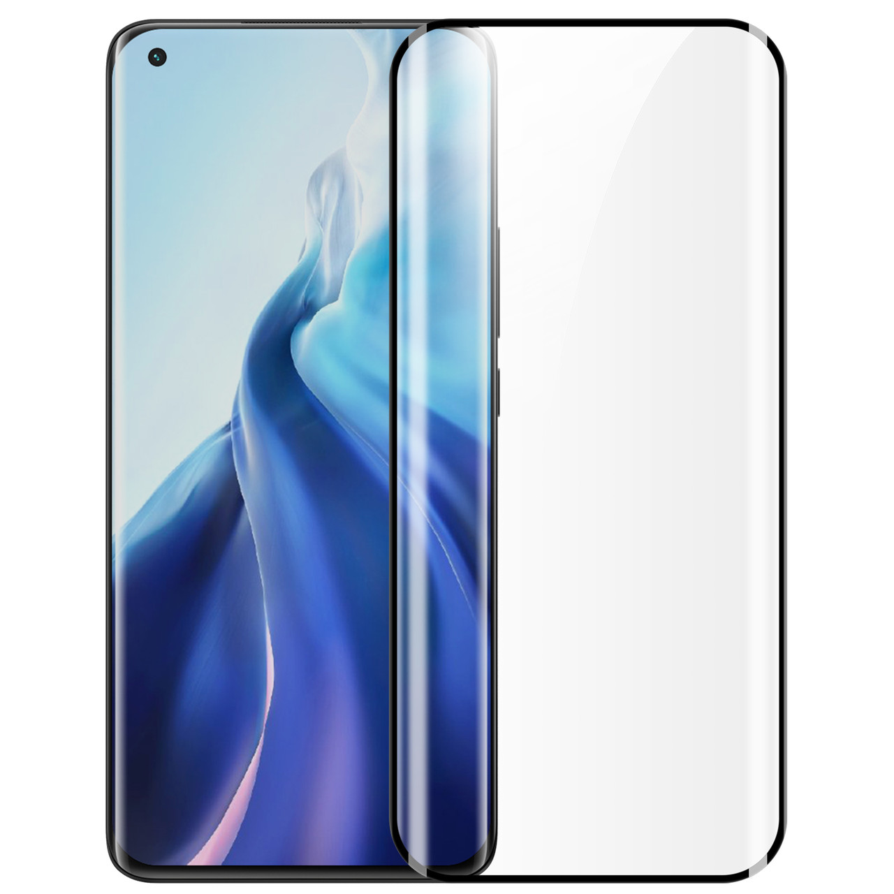 Захисна 3D плівка Nillkin для Xiaomi Mi 11 / Mi 11 Pro / Mi 11 Ultra (Impact Resistant Curved Film)