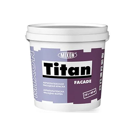 Акрилова фасадна фарба Mixon Titan Fasade 1л, фото 1