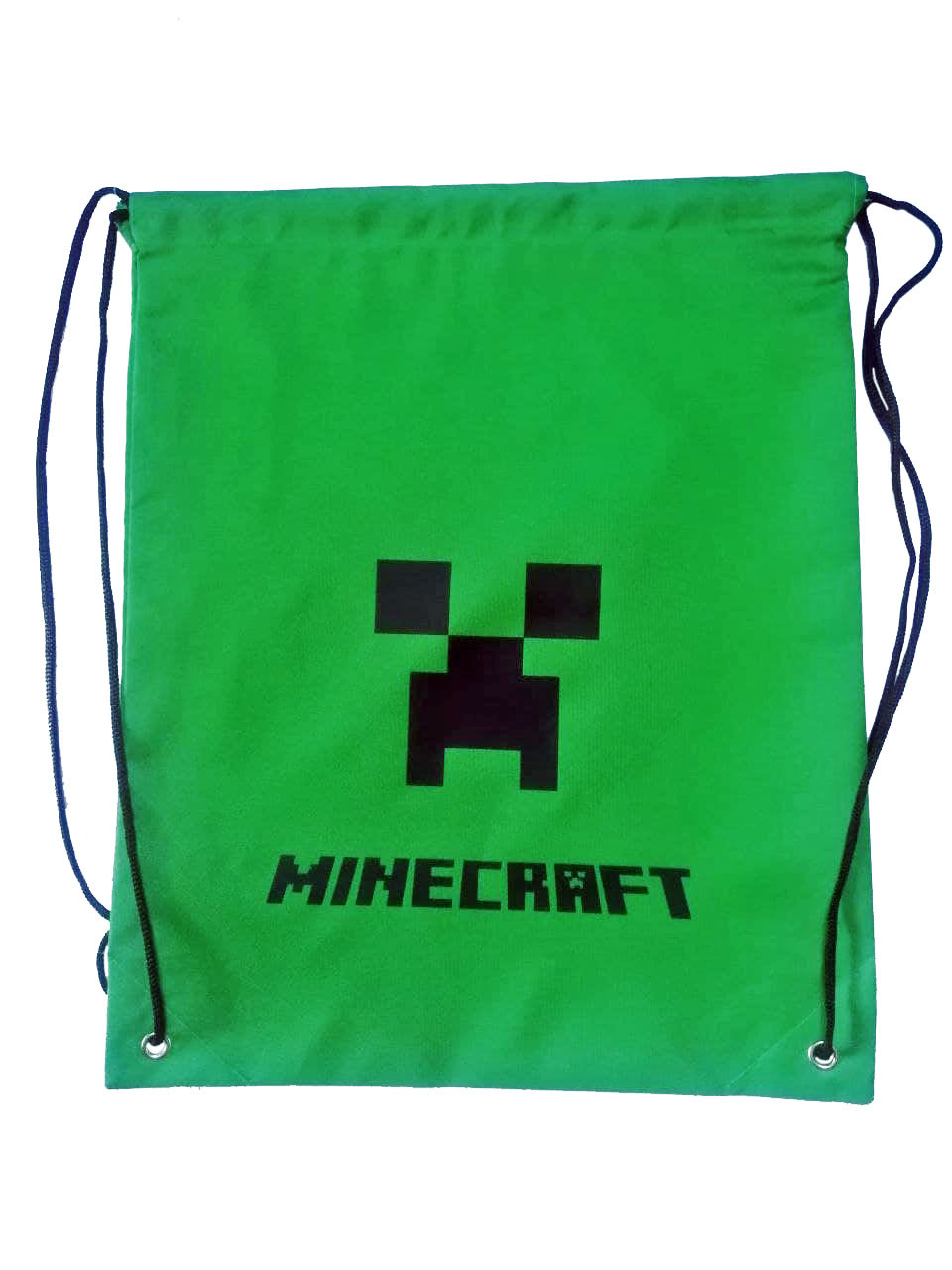 Рюкзак для змінного взуття та одягу Mineсraft Small 44х37см Салатовий, фото 1