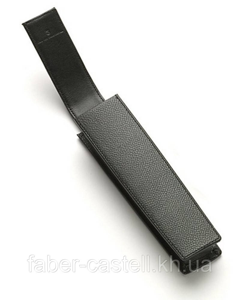 Шкіряний футляр для ручки Graf von Faber-Castell Sliding case for Pen of the Year, колір чорний, 118814, фото 1