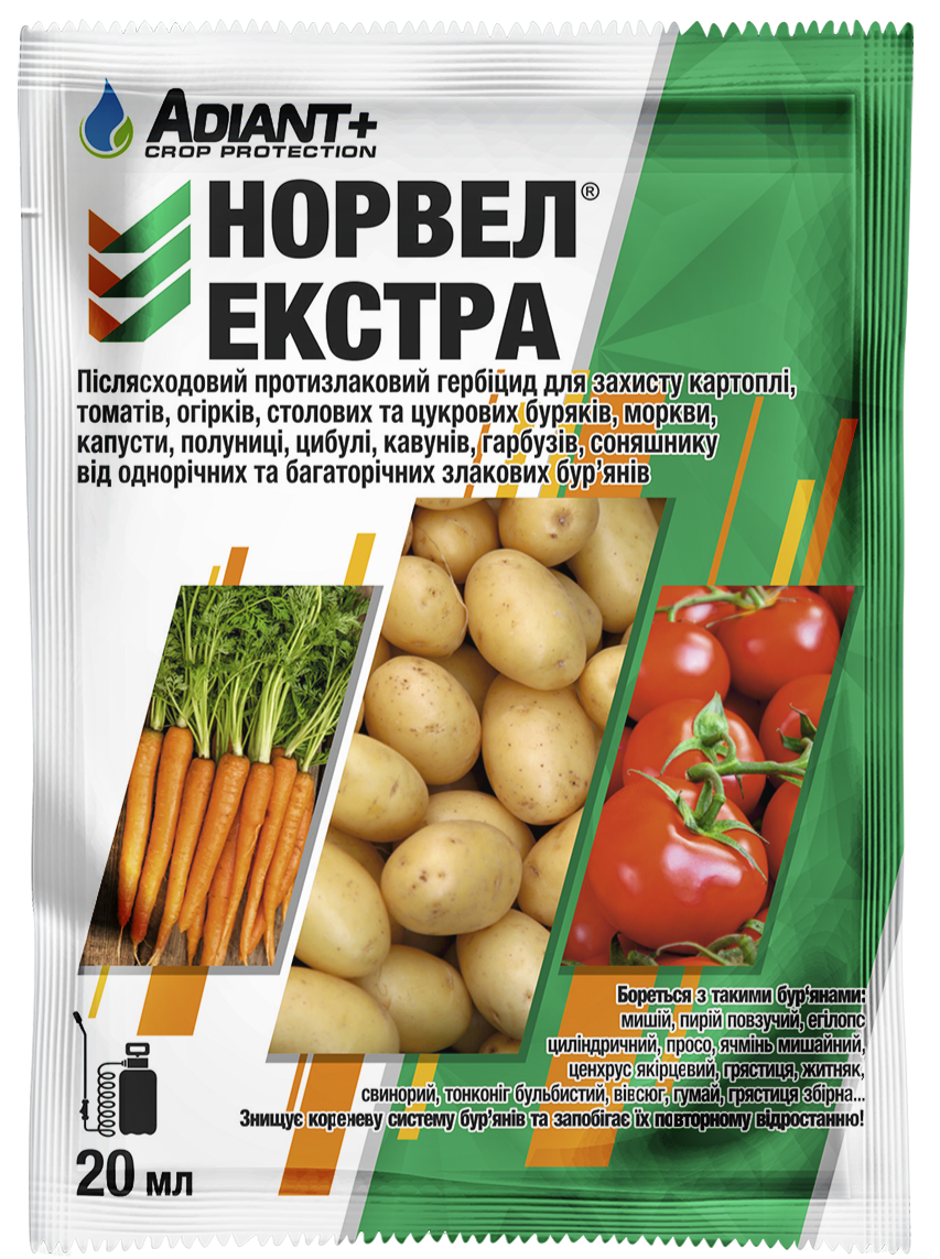 Норвел гербіцид 20 мл ТМ Адіант+