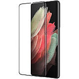 Захисна 3D плівка Nillkin для Samsung Galaxy S21 Ultra (Impact Resistant Curved Film) 2 одиниці, фото 3
