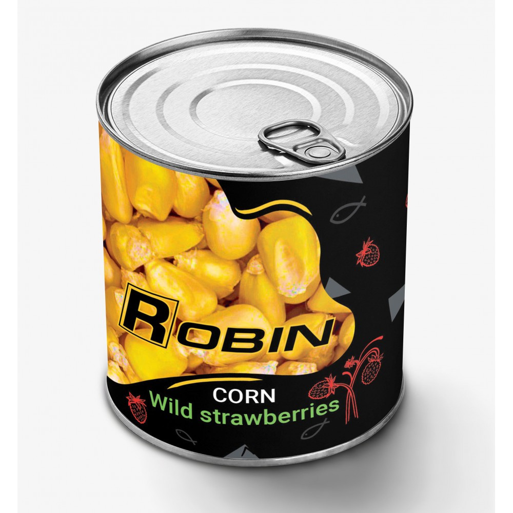 Кукурудза в жестяній банці Robin Corn Суниця 200мл
