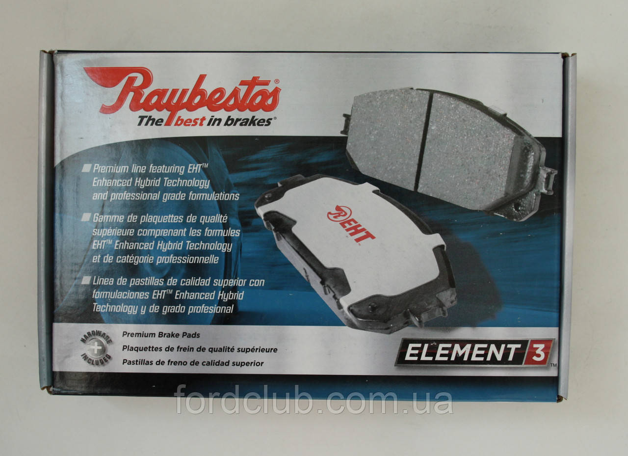 Передні колодки Ford Explorer; Raybestos Element 3 EHT1508H 325 диски