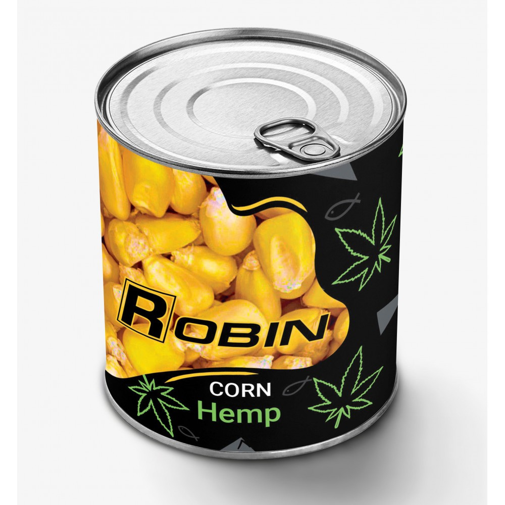 Кукурудза в жестяній банці Robin Corn Коноплі 200мл