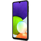 Захисний чохол Nillkin для Samsung Galaxy M22 / M32 / A22 4G/LTE (Super Frosted Shield) Black Чорний, фото 5