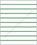 Рейкова стеля: біла рейка із зеленою вставкою, фото 2