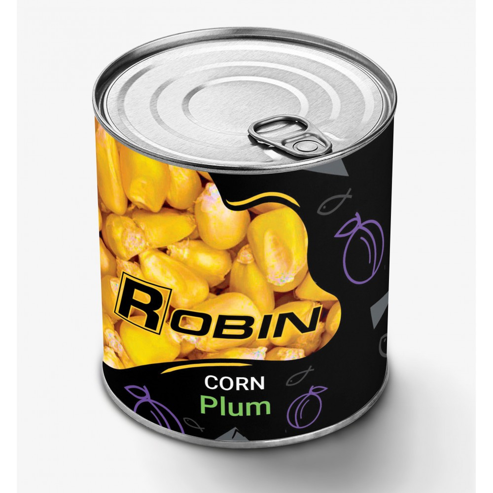 Кукурудза в жестяній банці Robin Corn Слива 200мл