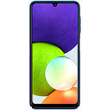 Захисний чохол Nillkin для Samsung Galaxy A22 / M22/  M32 4G/LTE (Super Frosted Shield) Blue Синій, фото 3