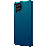 Захисний чохол Nillkin для Samsung Galaxy A22 / M22/  M32 4G/LTE (Super Frosted Shield) Blue Синій, фото 6