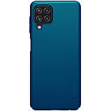 Захисний чохол Nillkin для Samsung Galaxy A22 / M22/  M32 4G/LTE (Super Frosted Shield) Blue Синій, фото 4