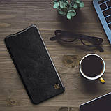 Захисний чохол-книжка Nillkin для Samsung Galaxy S21 FE 2021 Qin leather case Black Чорний, фото 10