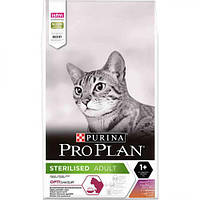 Сухий корм Purina Pro Plan Sterilised Adult для стерилізованих кішок, з качкою і печінкою, 10 кг