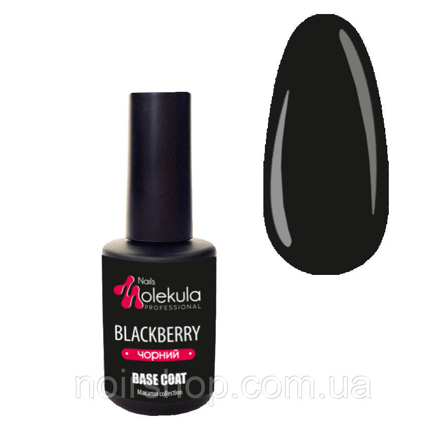 Molekula BASE Macaron Color Blackberry 12ml (черный)