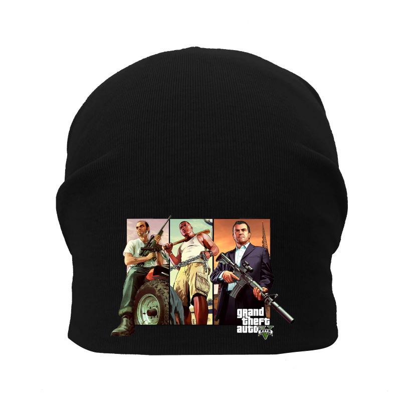 Шапка дитяча ГТА чорна (GTA - 001) 54-56 см, фото 1