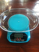 Кухонные электронные весы с чашей до 5 кг