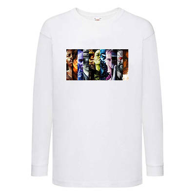 Лонгслив реглан Мортал Комбат 05 (MTC-05) розмір 104-116-128-140-152-164 білий