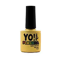 Матовый топ PLUSHKA Yo!Nails, 8 мл