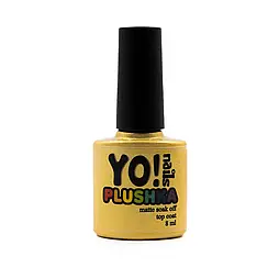 Матовий топ PLUSHKA Yo! Nails, 8 мл