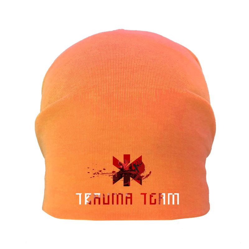 Шапка дитяча Кіберпанк жовтогаряча (Cyberpank — 008) 54-56 см, фото 1