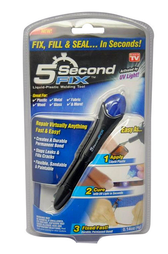 Суперклей для фіксації 5 Second Fix з ультрафіолетом