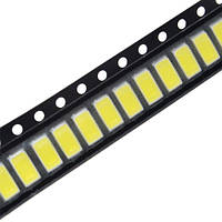 100x 5630 5730 SMD LED 3 В 0.5 Вт 50-55 лм світлодіод, білий