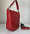 Жіноча сумка седельна червона з натуральної шкіри Pretty Woman, фото 3
