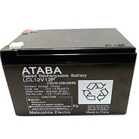 Акумулятор олив'яно-кислотний 12 В 12 А·год ATABA LCL12V12P