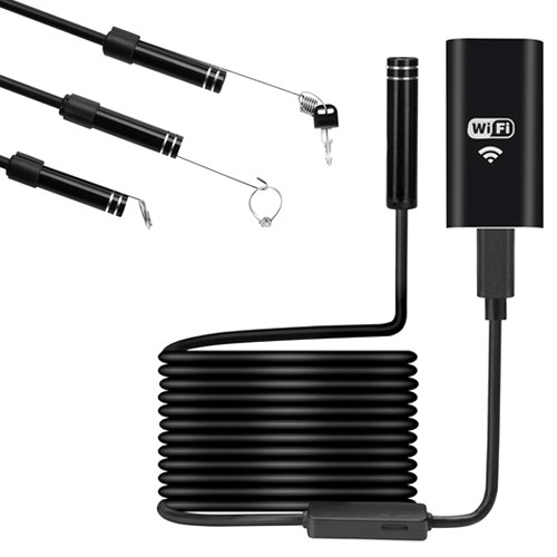 5 м Wi-Fi/USB камера 720P 8 мм бороскоп ендоскоп, жорсткий кабель