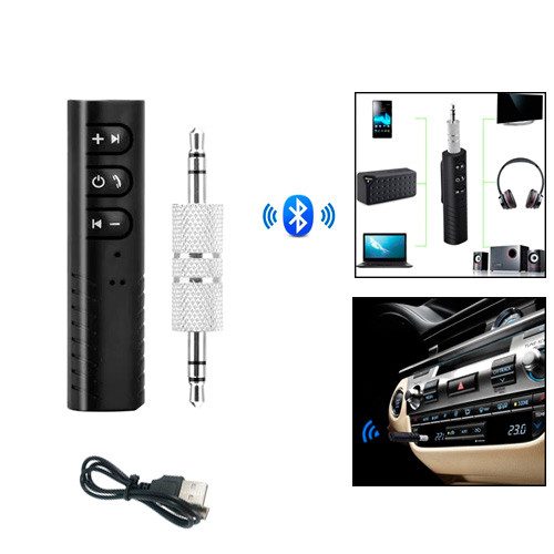 Bluetooth 4.1 аудіо приймач AUX адаптер 3.5 мм ресивер звуку BT-801