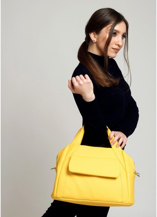 Cпортивна сумка Sambag Vogue BKS жовта, фото 1