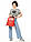 Жіночий рюкзак Sambag Loft BQN червоний, фото 3