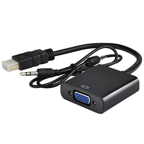 Конвертер HDMI – VGA, аудіо, відео, 1080p