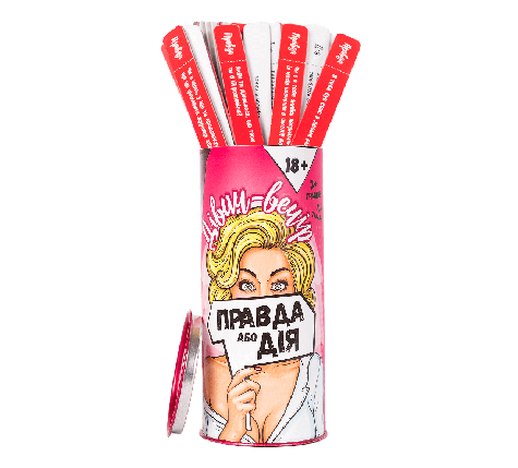 Гра для компанії дівчат Правда або Дія: Дівич-вечір 18+ (Українська версія), фото 1