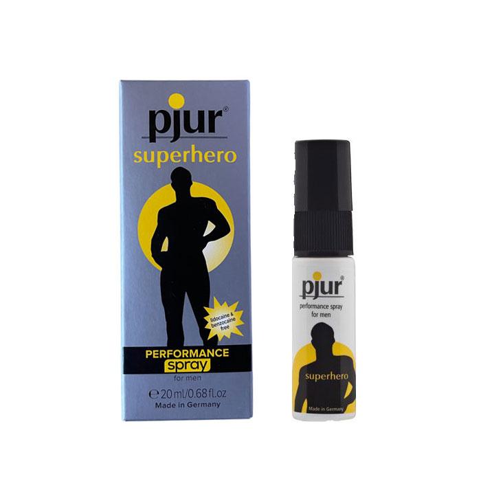Спрей пролонгатор Pjur Superhero Spray (Німеччина) для продовження статевого акту, затримки еякуляції