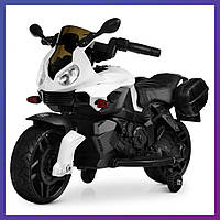 Детский электро мотоцикл на аккумуляторе BMW M 4080 для детей 3-8 лет белый