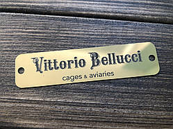 Металева табличка з лазерним гравіюванням 3