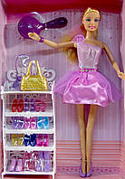 Лялька Defa Lucy 8316 з набором взуття сумочками гребінцем