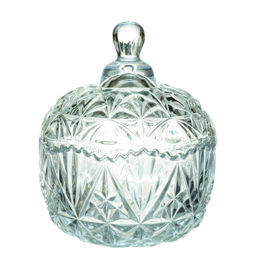 Цукорниця.десертниця скло Lefard 10х10х13.5см 8809-011