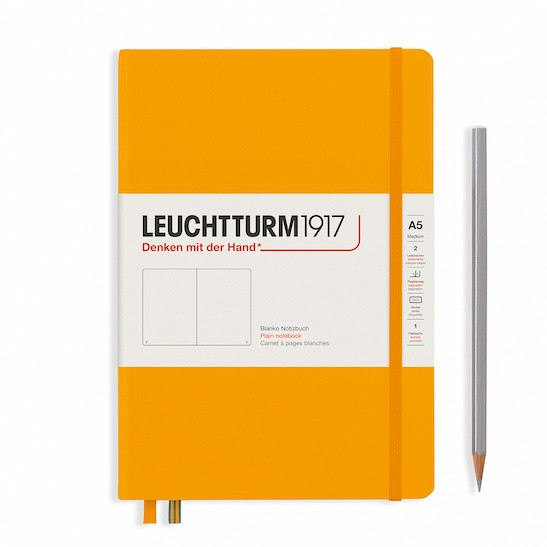 Блокнот Leuchtturm1917 Rising Colours середній  А5 14,5х21 см Rising Sun в Клітину (363389), фото 1