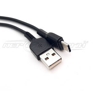 Кабель Type-C to USB 2.0, чорний (висока якість), 2 м, фото 2