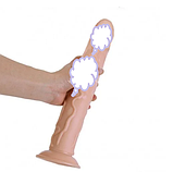 Фалоімітатор на присосці 34 см, Ділдо фалос для стимуляції, інтимні іграшки для жінок, фото 3