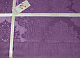 Покривало на двоспальне ліжко з наволочками євро розмір,турецьке покривало в спальню 240х260 Фіолетовий, фото 3